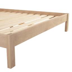 Inglesham Whitewash Oak Double Bed - The Cotswold Company - thumbnail 7