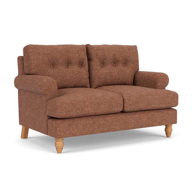 2 Seater Sofa - Brick Marl - Aquaclean Oxford - Talbot - The Cotswold Company - image 1