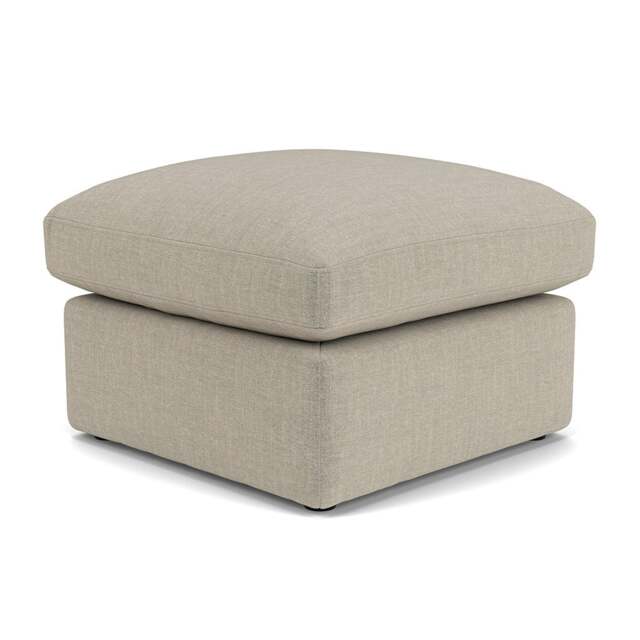 Foot Stool - Natural - Eco Chenille - Clarke Small - The Cotswold Company - image 1