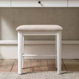 Dressing Table Stool - Berkeley White Oak - The Cotswold Company