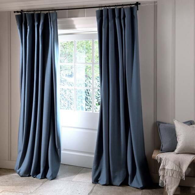Curtain Pair 117x137cm - Apsley Stormy Sea - The Cotswold Company - image 1