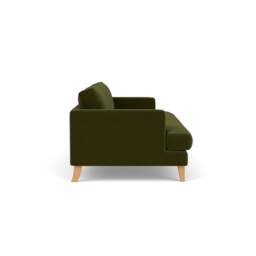 4 Seater Sofa - Forest Green - Matt Velvet - Jackson - The Cotswold Company - thumbnail 3