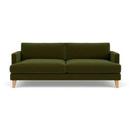 4 Seater Sofa - Forest Green - Matt Velvet - Jackson - The Cotswold Company - thumbnail 2