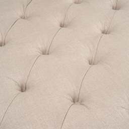 Clover Rectangular Coffee Table with Shelf- Stone Linen - The Cotswold Company - thumbnail 7