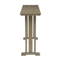 Notgrove Weathered Oak Console Table - The Cotswold Company - thumbnail 4
