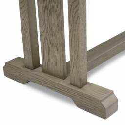 Notgrove Weathered Oak Console Table - The Cotswold Company - thumbnail 6