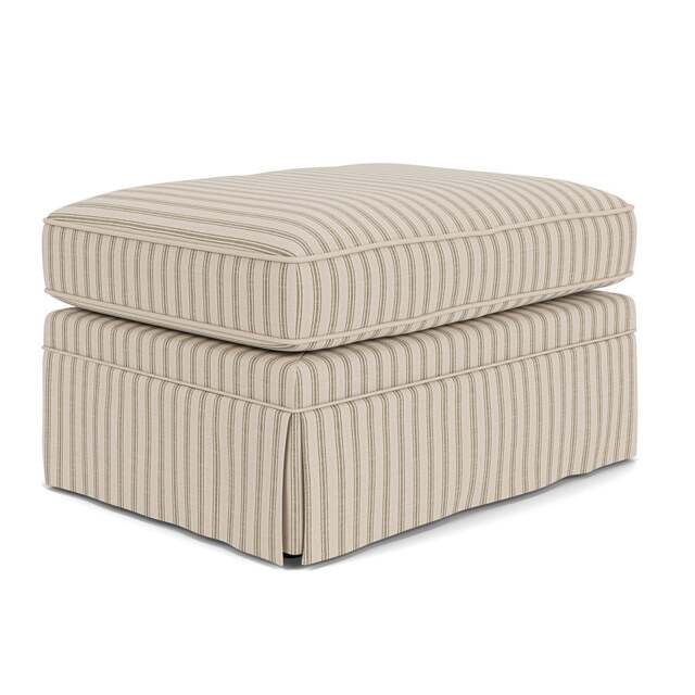 Foot Stool - Sage - Kingham Stripe - Dawson Small - The Cotswold Company - image 1