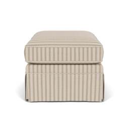 Foot Stool - Sage - Kingham Stripe - Dawson Small - The Cotswold Company - thumbnail 3
