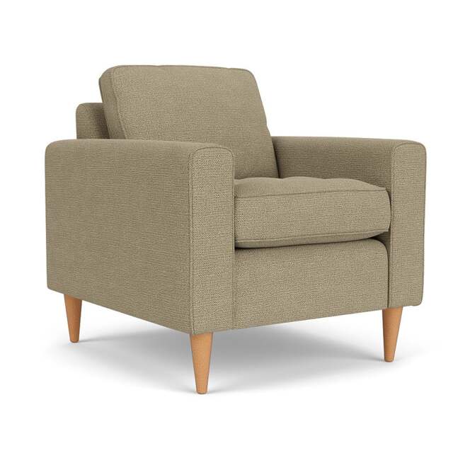 Armchair - Green marl - House Weave - Saxon - The Cotswold Company - image 1