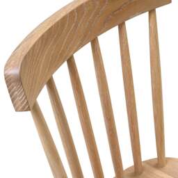 Inglesham Whitewash Oak Spindleback Chair - The Cotswold Company - thumbnail 6