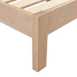 Inglesham Whitewash Oak King Size Bed - The Cotswold Company - thumbnail 7
