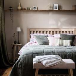 Inglesham Whitewash Oak King Size Bed - The Cotswold Company - thumbnail 2