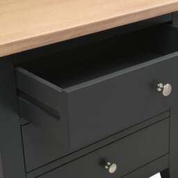 Jumbo Bedside Table - Chester Charcoal - The Cotswold Company - thumbnail 7