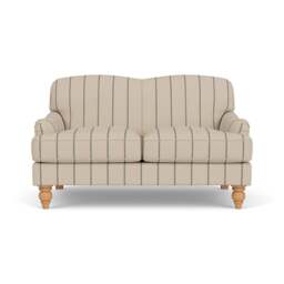 2 Seater Sofa - Charcoal - Compton Stripe - Ashbee - The Cotswold Company - thumbnail 2