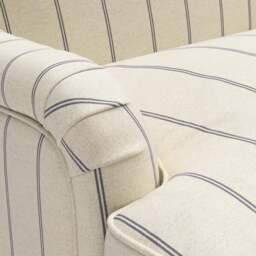 2 Seater Sofa - Charcoal - Compton Stripe - Ashbee - The Cotswold Company - thumbnail 5