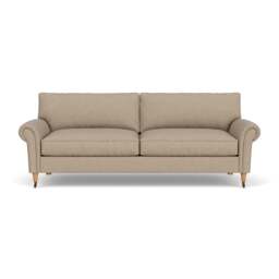 4 Seater Sofa - Natural - House Linen Mix - Osbourne - The Cotswold Company - thumbnail 2