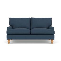 Large 2 Seater Sofa - Indigo - House Linen Mix - Morris - The Cotswold Company - thumbnail 2