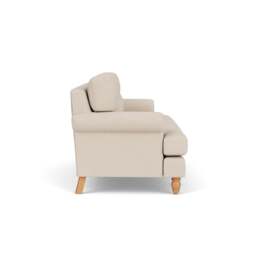 3 Seater Sofa - Lily White - House Linen Mix - Talbot - The Cotswold Company - thumbnail 3
