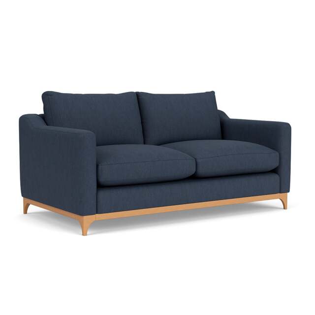 4 Seater Sofa - Indigo - Luxury Italian Linen - Watson - The Cotswold Company - image 1
