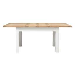4 - 6 Seater Dining Table and 4 Dining Chairs Set - Chester Pure White - The Cotswold Company - thumbnail 3
