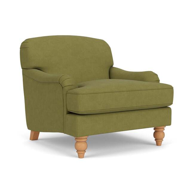 Ashbee Armchair - Apple - House Linen Mix - The Cotswold Company - image 1