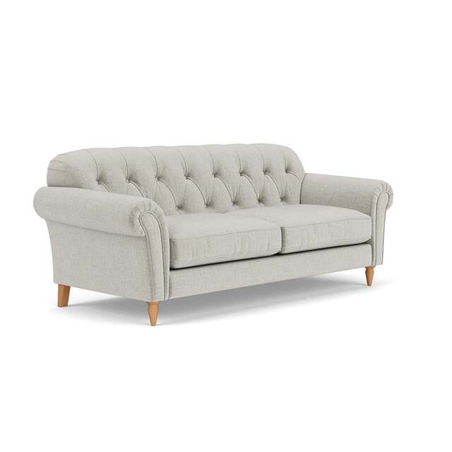 4 Seater Sofa - Grey Mist - Eco Chenille - Chapman - The Cotswold Company - image 1
