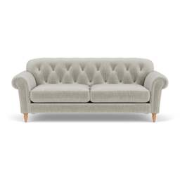 4 Seater Sofa - Grey Mist - Eco Chenille - Chapman - The Cotswold Company - thumbnail 2