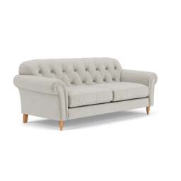 4 Seater Sofa - Grey Mist - Eco Chenille - Chapman - The Cotswold Company - thumbnail 1