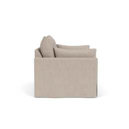 Large 2 Seater Sofa - Natural - Luxury Italian Linen - Ashton - The Cotswold Company - thumbnail 3