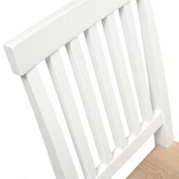 Wooden Seat Dining Chair - Chester Pure White - The Cotswold Company - thumbnail 7