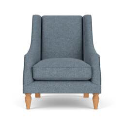 Armchair - Mid Blue - Aquaclean Oxford - Annie - The Cotswold Company - thumbnail 2