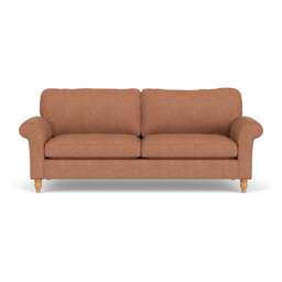 4 Seater Sofa - Brick - Herringbone Weave - Hurley - The Cotswold Company - thumbnail 2