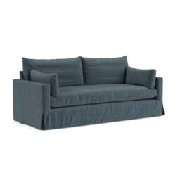 4 Seater Sofa - Teal - Eco Chenille - Ashton - The Cotswold Company - thumbnail 1