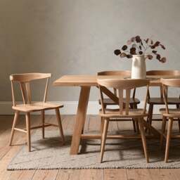 8 Seater Dining Table - Hilcot Natural Oak - The Cotswold Company - thumbnail 4
