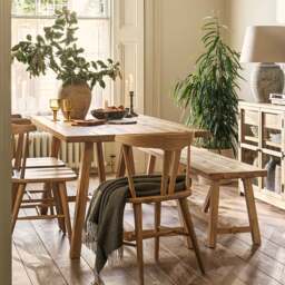 8 Seater Dining Table - Hilcot Natural Oak - The Cotswold Company