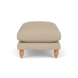 Foot Stool - Natural - Compton Stripe - Emily - The Cotswold Company - thumbnail 3