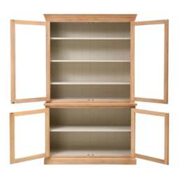 Large Glazed Dresser - Inglesham Whitewash Oak - The Cotswold Company - thumbnail 6