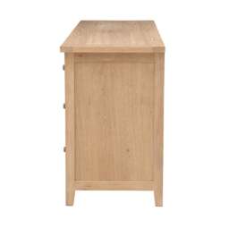 Inglesham Whitewash Oak 8 Drawer Wide Chest - The Cotswold Company - thumbnail 5