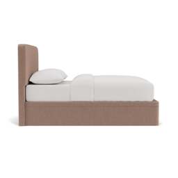 Ellis Double Ottoman Storage Bed - Dusky Rose - Eco Chenille - The Cotswold Company - thumbnail 3