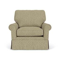 Armchair - Apple - Herringbone Weave - Dawson - The Cotswold Company - thumbnail 2