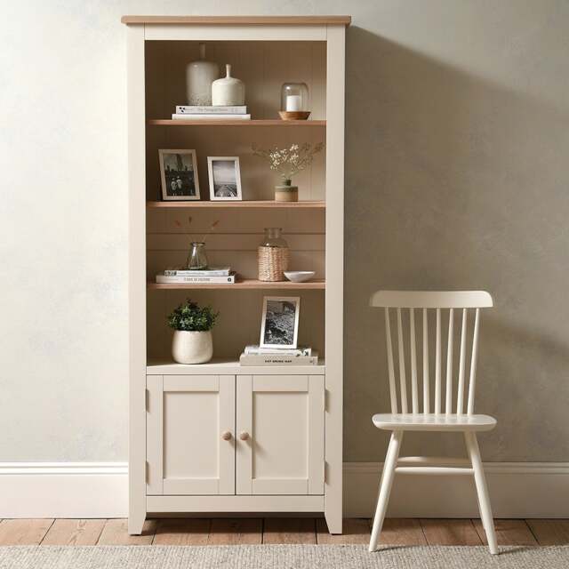 Alcove Display Cabinet - Chester Classic Cream - The Cotswold Company - image 1