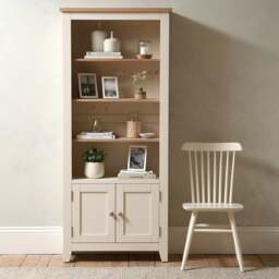 Alcove Display Cabinet - Chester Classic Cream - The Cotswold Company - thumbnail 1