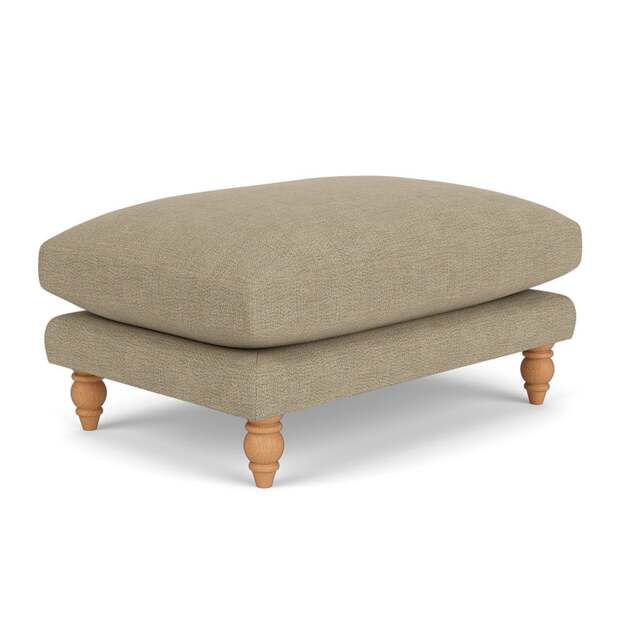 Foot Stool - Apple - Rustic Weave - Emily - The Cotswold Company - image 1