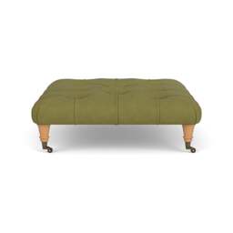 Foot Stool - Apple - House Linen Mix - Amelia - The Cotswold Company - thumbnail 3