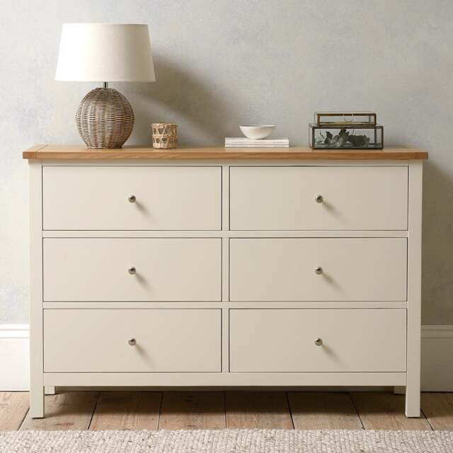 Simply Cotswold Classic Cream 6 Drawer Chest - The Cotswold Company - image 1