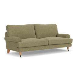 3 Seater Sofa - Sage - Aquaclean Oxford - Stewart - The Cotswold Company - thumbnail 1
