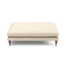 Foot Stool - Lily White - House Linen Mix - Taylor - The Cotswold Company - thumbnail 4