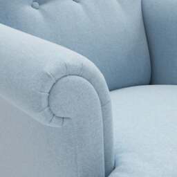 Armchair - Sky blue - House Linen Mix - Harriet - The Cotswold Company - thumbnail 5