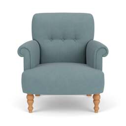 Armchair - Sky blue - House Linen Mix - Harriet - The Cotswold Company - thumbnail 2