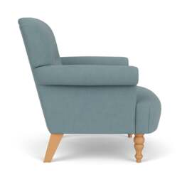 Armchair - Sky blue - House Linen Mix - Harriet - The Cotswold Company - thumbnail 3